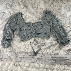 Boho crochet crop top from VICI dolls